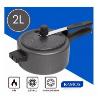 Panela De Pressão 2 Litros Antiaderente Pressionela Ramos